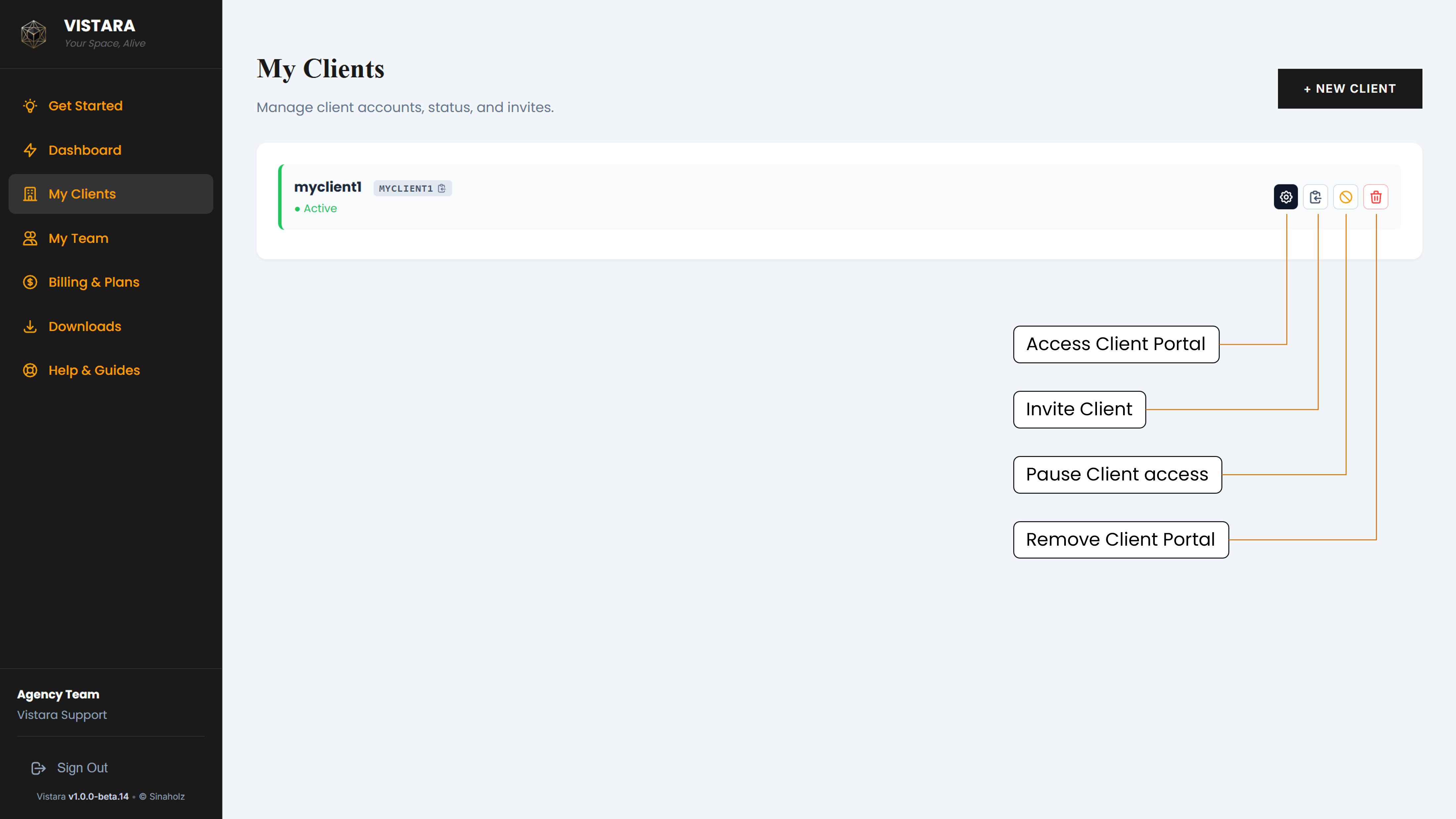 Client Workspace Management